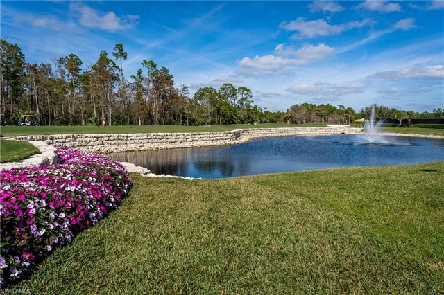 a view of an outdoor space and a yard