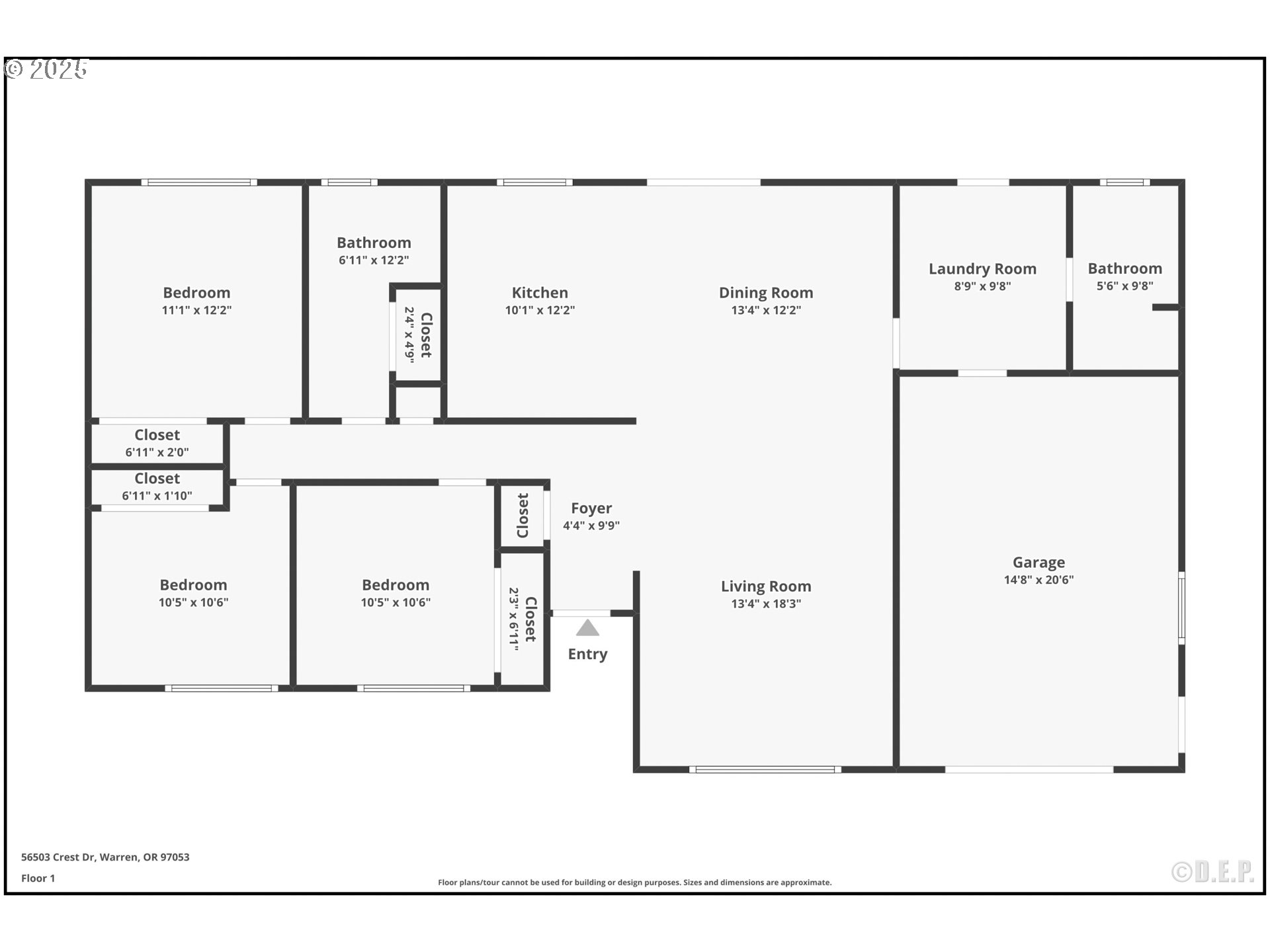 56503 Crest Drive Warren, OR 97053 - Photo 30 of 30 Floor Plan