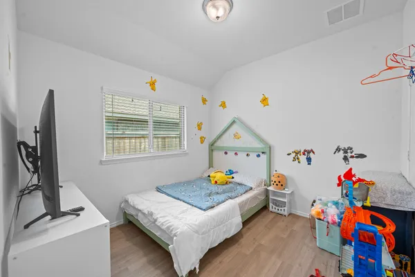 a play room with toys