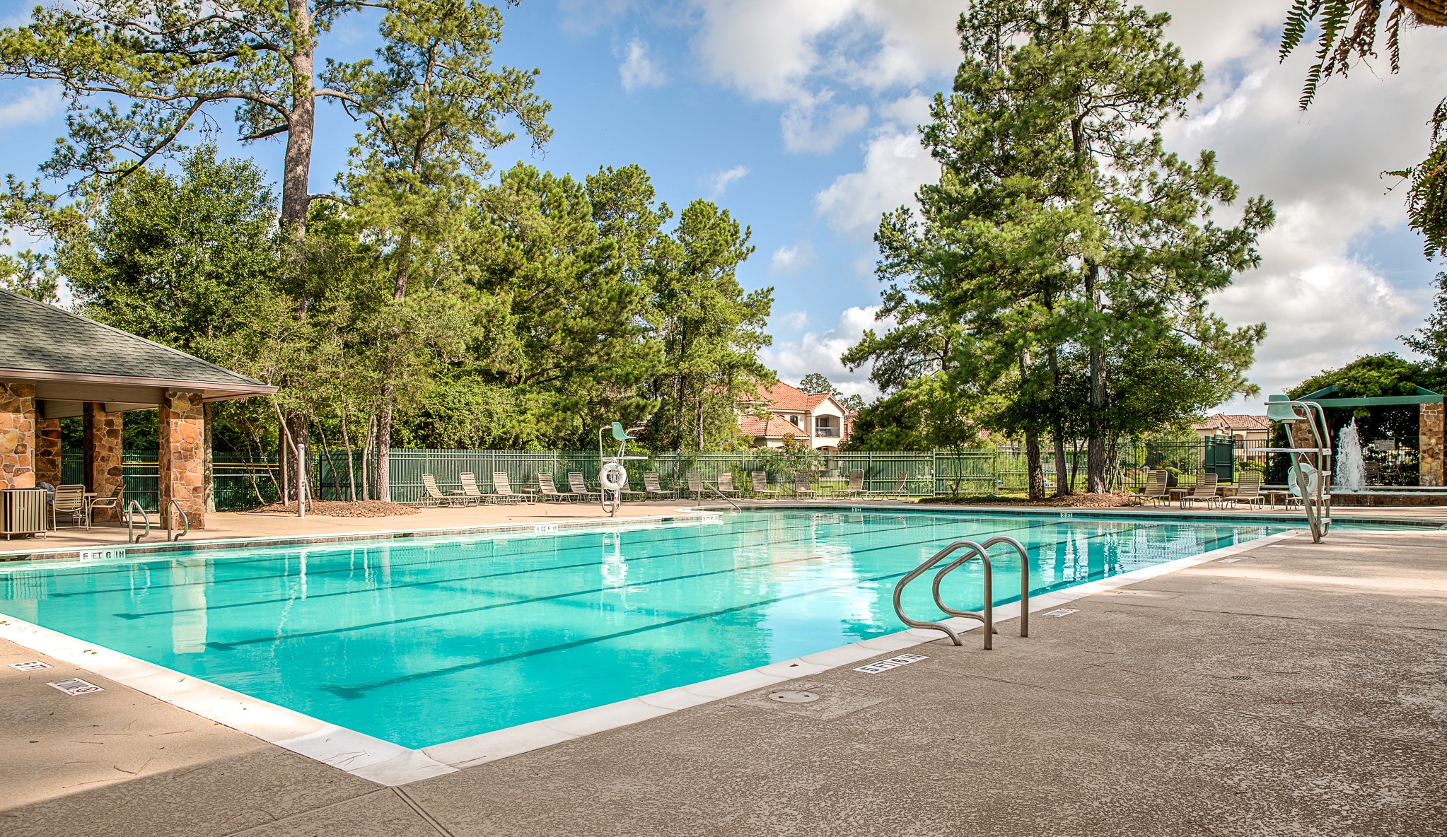 20014 Queens Oak Court Spring, TX 77379 - Photo 41 of 49 a view of a park with large trees and a big yard