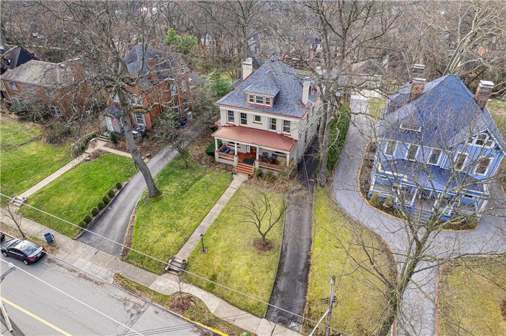 300 Maple Avenue Pittsburgh, PA 15218 - Photo 21 of 25 a aerial view of a house with a swimming pool