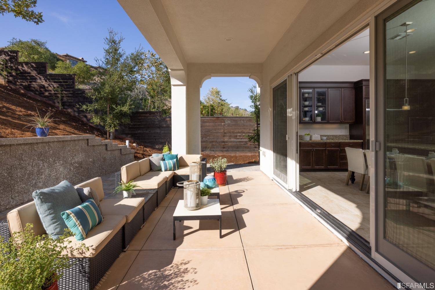 30 Wilder Road Orinda, CA 94563 - Photo 24 of 57 a outdoor living space with furniture and a potted plant