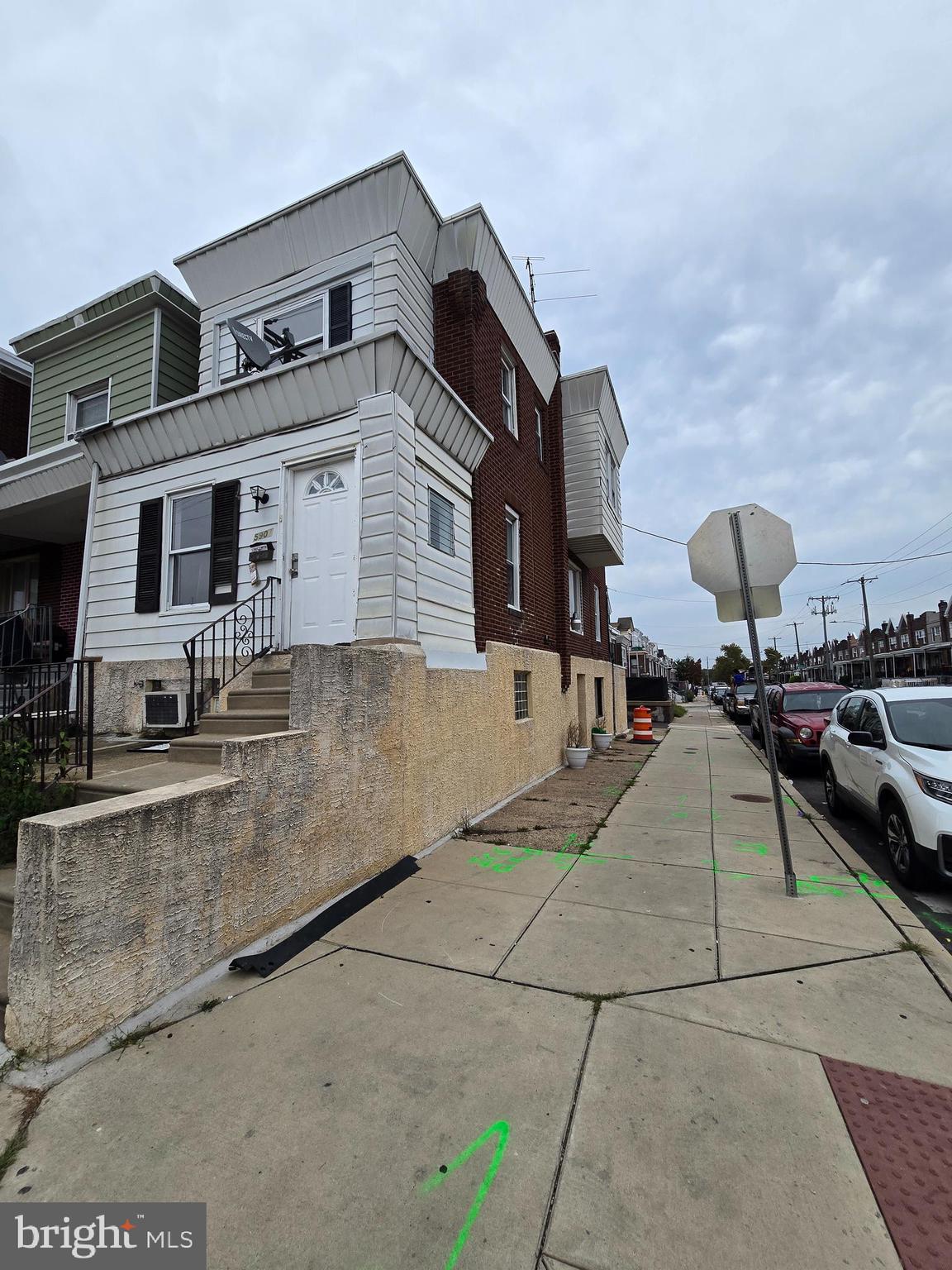 a view of a building with many windows