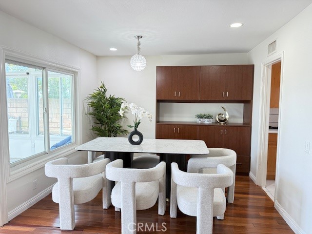 24 Carver Irvine, CA 92620 - Photo 5 of 18 a view of a dining room with furniture and wooden floor