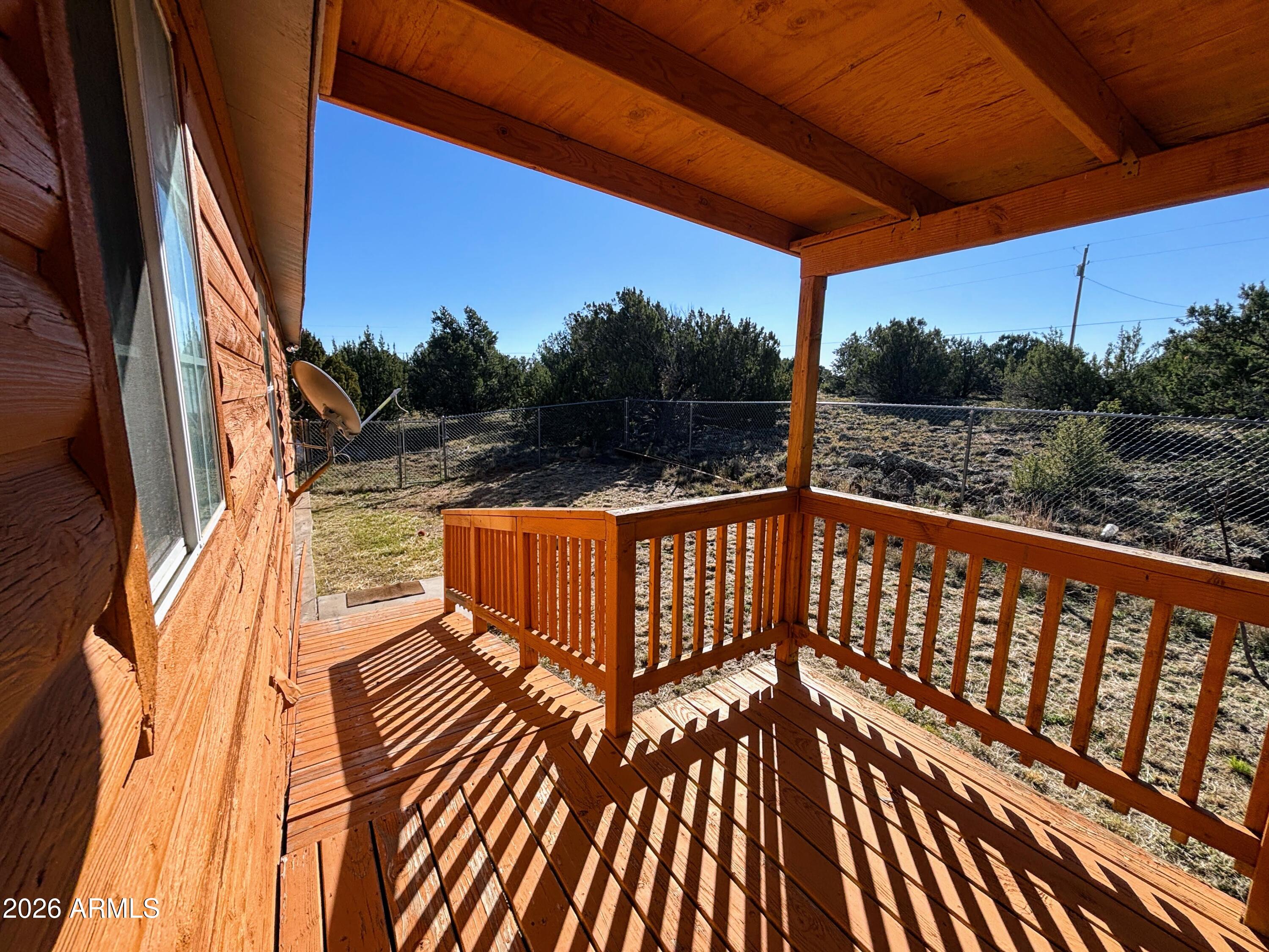 111 County Road, Unit 8015 Show Low, AZ 85901 - Photo 16 of 34 a view of outdoor space with deck and patio