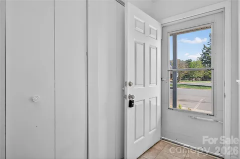 a view of front door