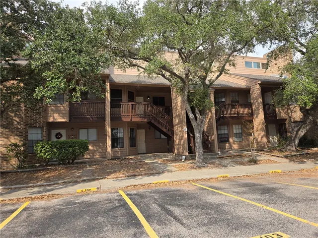 a view of a building with a trees