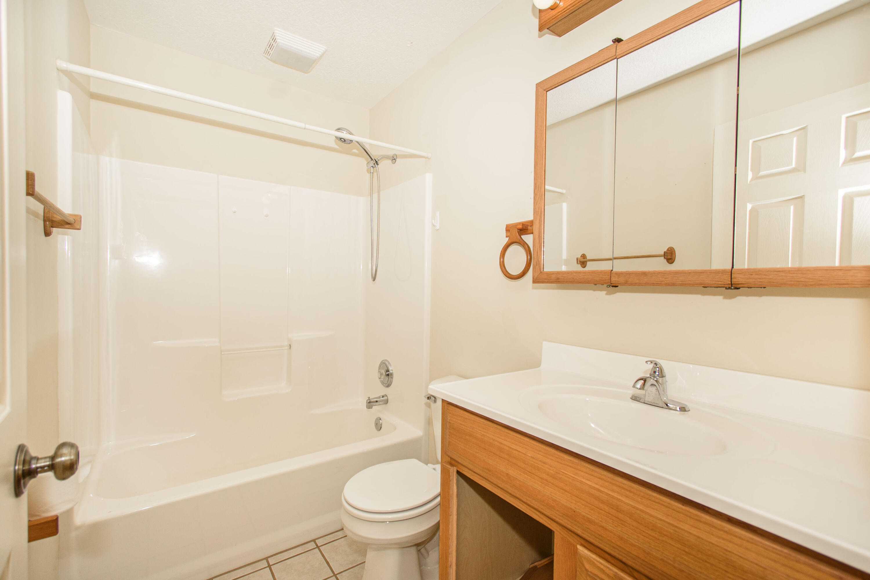 5485 Buffalo Mountain Road Southwest Willis, VA 24380 - Photo 27 of 77 a bathroom with a sink a toilet and a bathtub