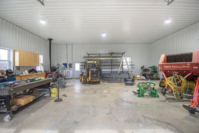 a view of a lake with mountains in the background