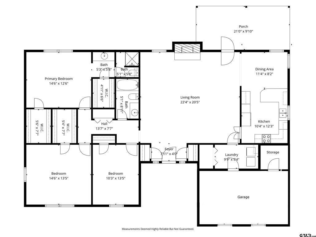 14202 Valleyview Ridge Tyler, TX 75709 - Photo 4 of 29 a picture of a bench in front of a door