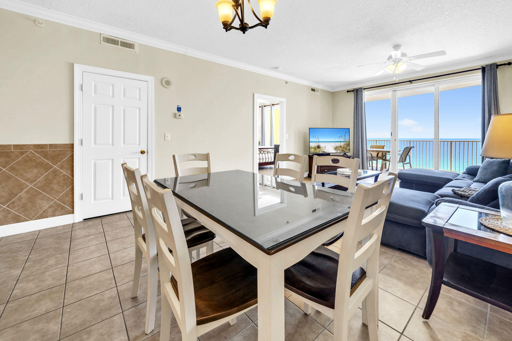 17545 Front Beach Road, Unit 1108 Panama City Beach, FL 32413 - Photo 20 of 43 Dining Area View 2
