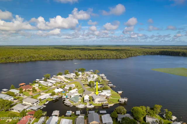 a view of a lake with a lake