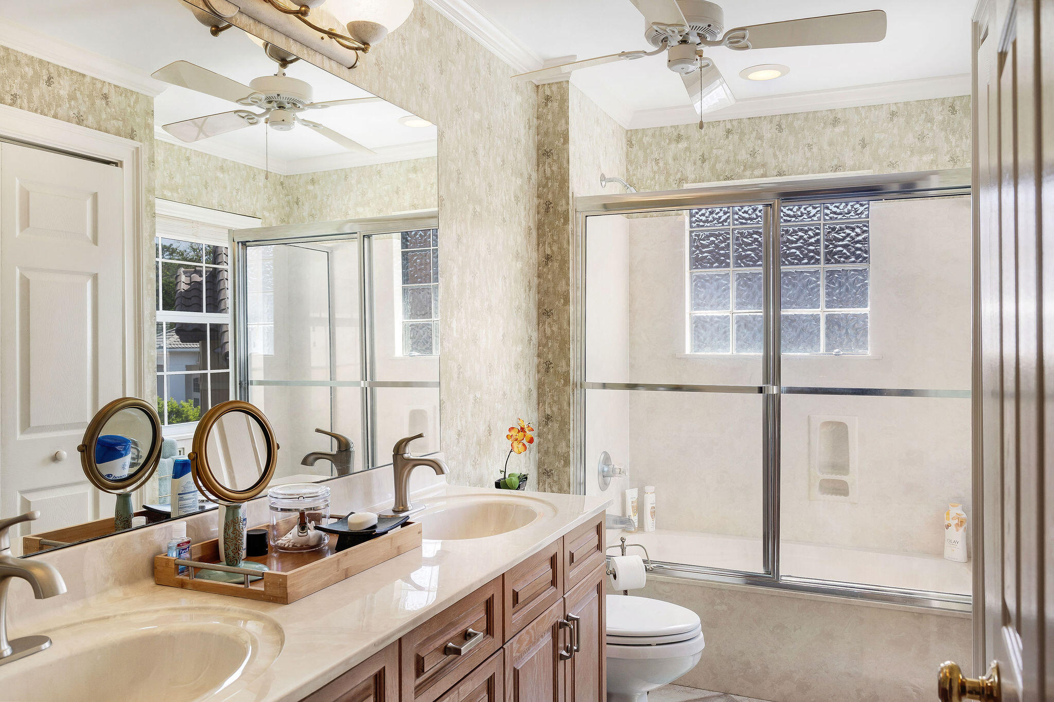 29 Ivory Court Miramar Beach, FL 32550 - Photo 34 of 39 a bathroom with a granite countertop sink mirror vanity and toilet