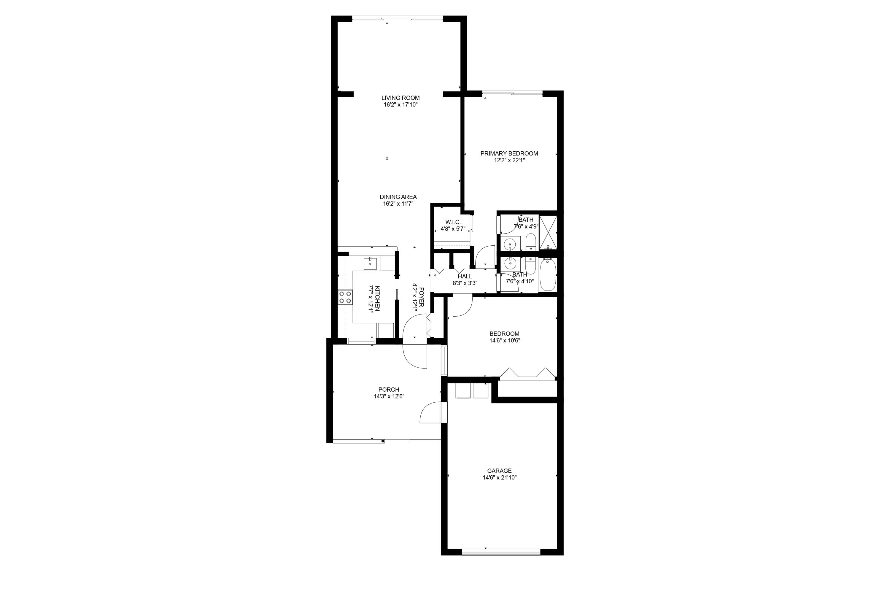 6944 Escobar Court Boca Raton, FL 33433 - Photo 36 of 36 Floor Plan
