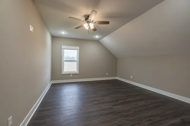 a backyard of a house