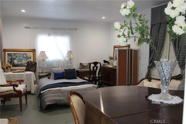 a view of outdoor space with seating area