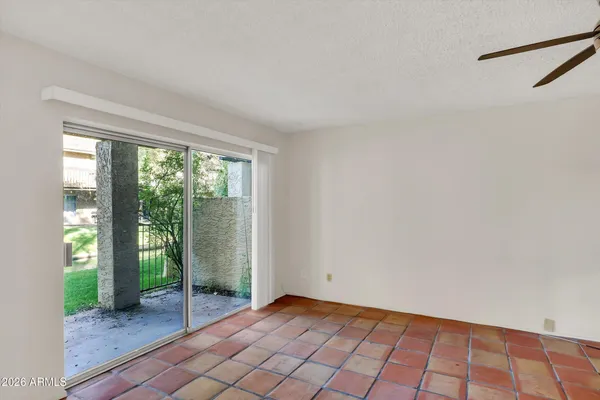 a view of an empty room with window