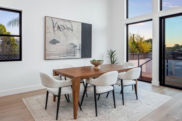 a bathroom with a tub and shower