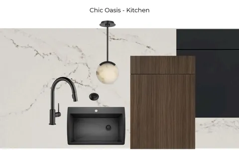 a close view of a sink and tap