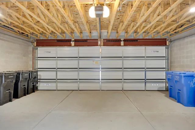 a view of a wooden door