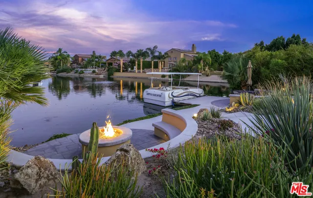 a view of a lake with a lake