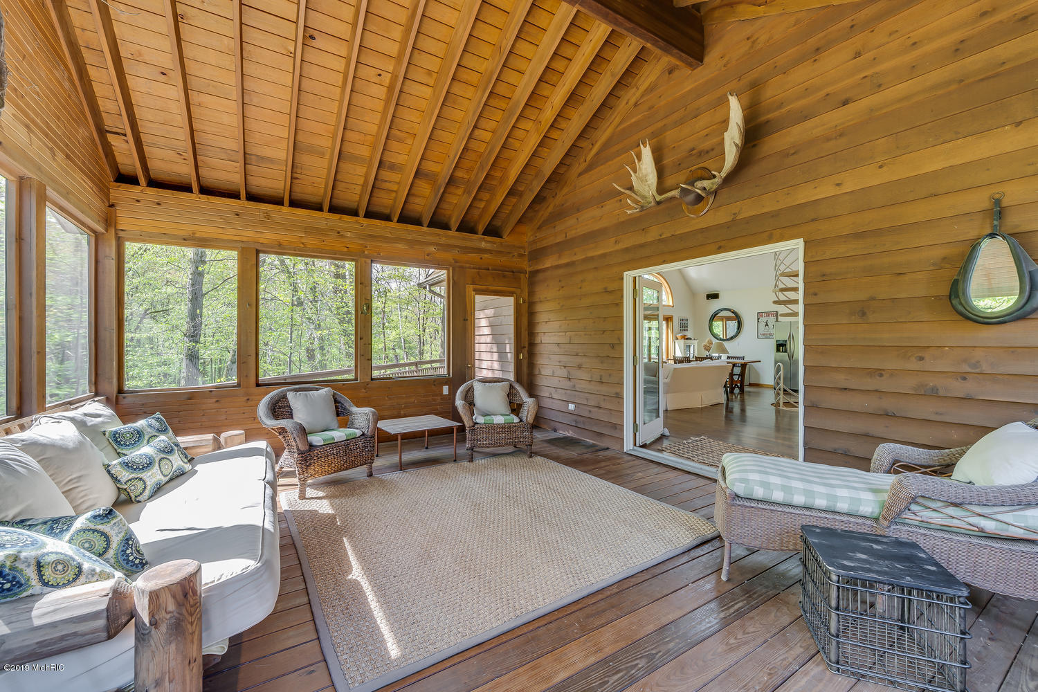 6042 Long Road Three Oaks, MI 49128 - Photo 9 of 52 015-40-Large Screened Porch with Deck