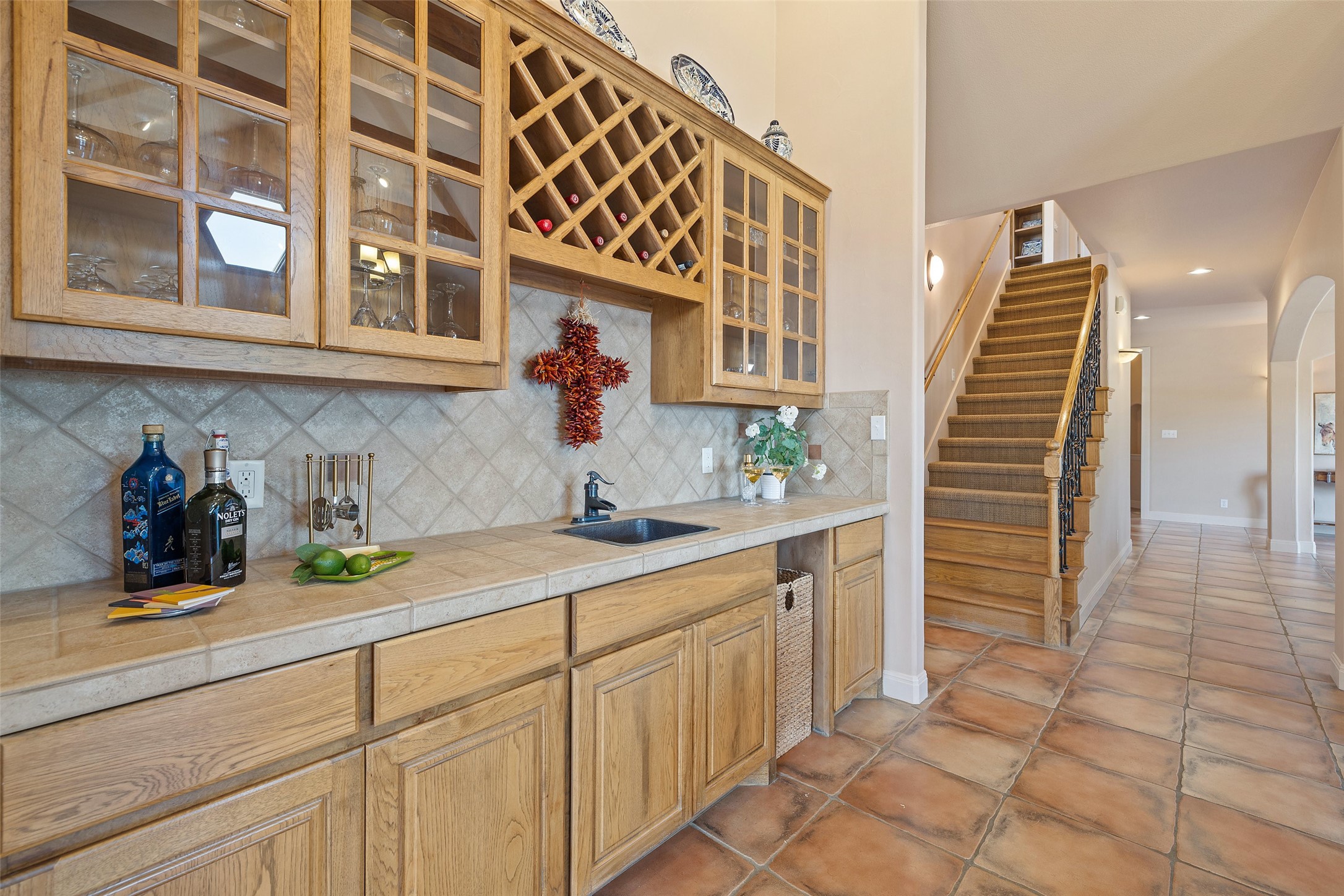 1120 Canyon View Road Dripping Springs, TX 78620 - Photo 15 of 40 a kitchen with a sink and cabinets