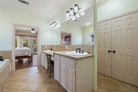 a room with furniture and a table