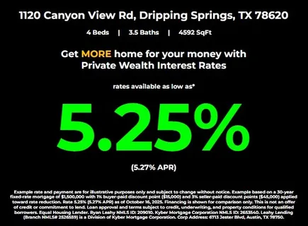 $2,099,000 | 1120 Canyon View Road, Dripping Springs, TX 78620