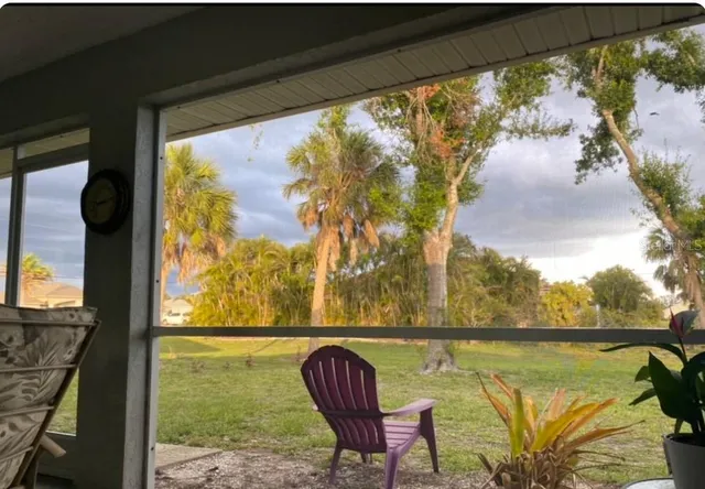 a view of a two chair in the balcony