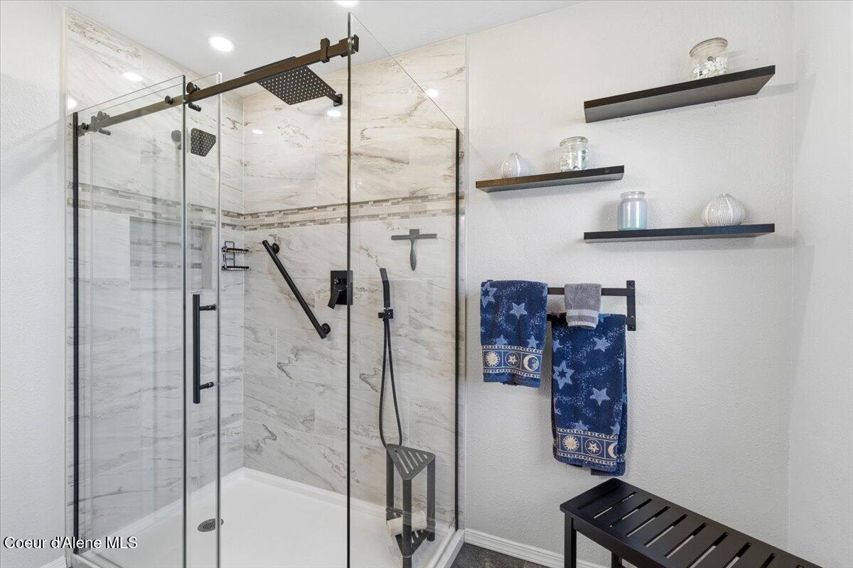 222 East Remington Road Athol, ID 83801 - Photo 24 of 73 New Walk-In Tiled Shower