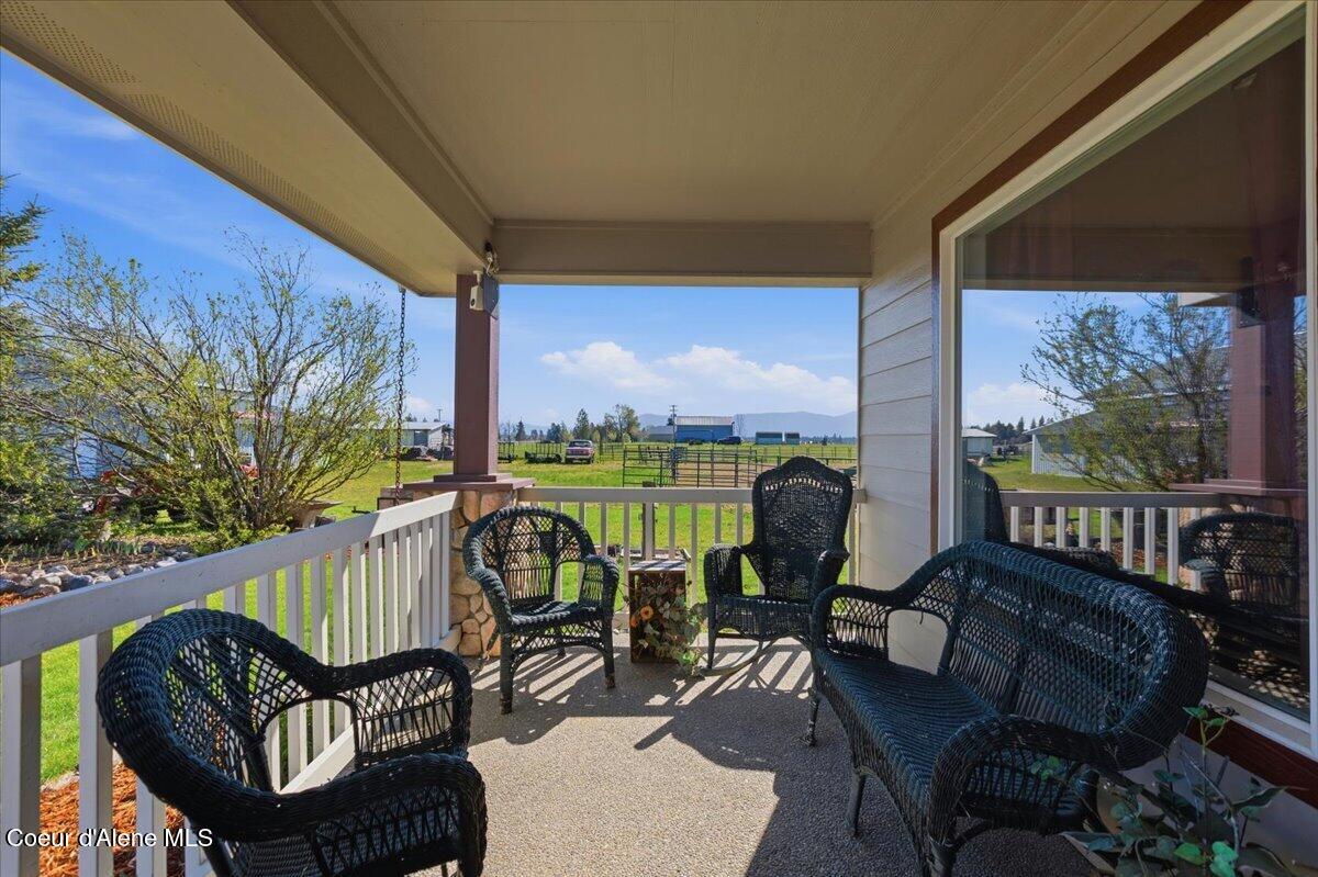 222 East Remington Road Athol, ID 83801 - Photo 54 of 78 Large Covered Porch