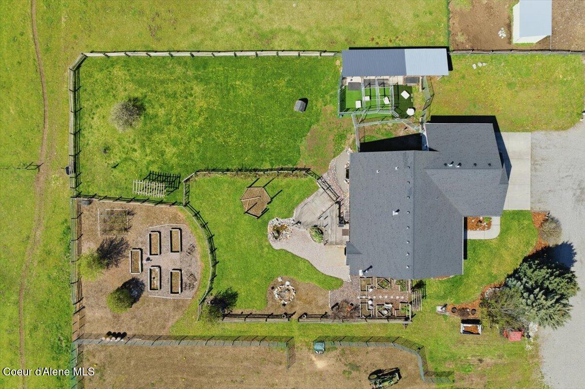 222 East Remington Road Athol, ID 83801 - Photo 7 of 78 Birdseye view of home and Landscape