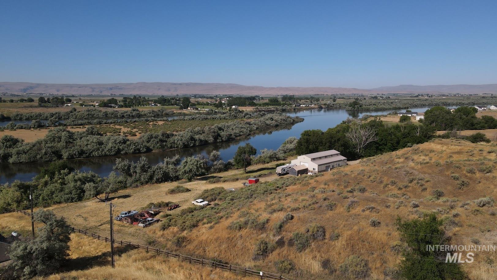 Tbd Allendale Road Wilder, ID 83676 - Photo 6 of 6 Aerial view of property's location featuring a water and mountain view