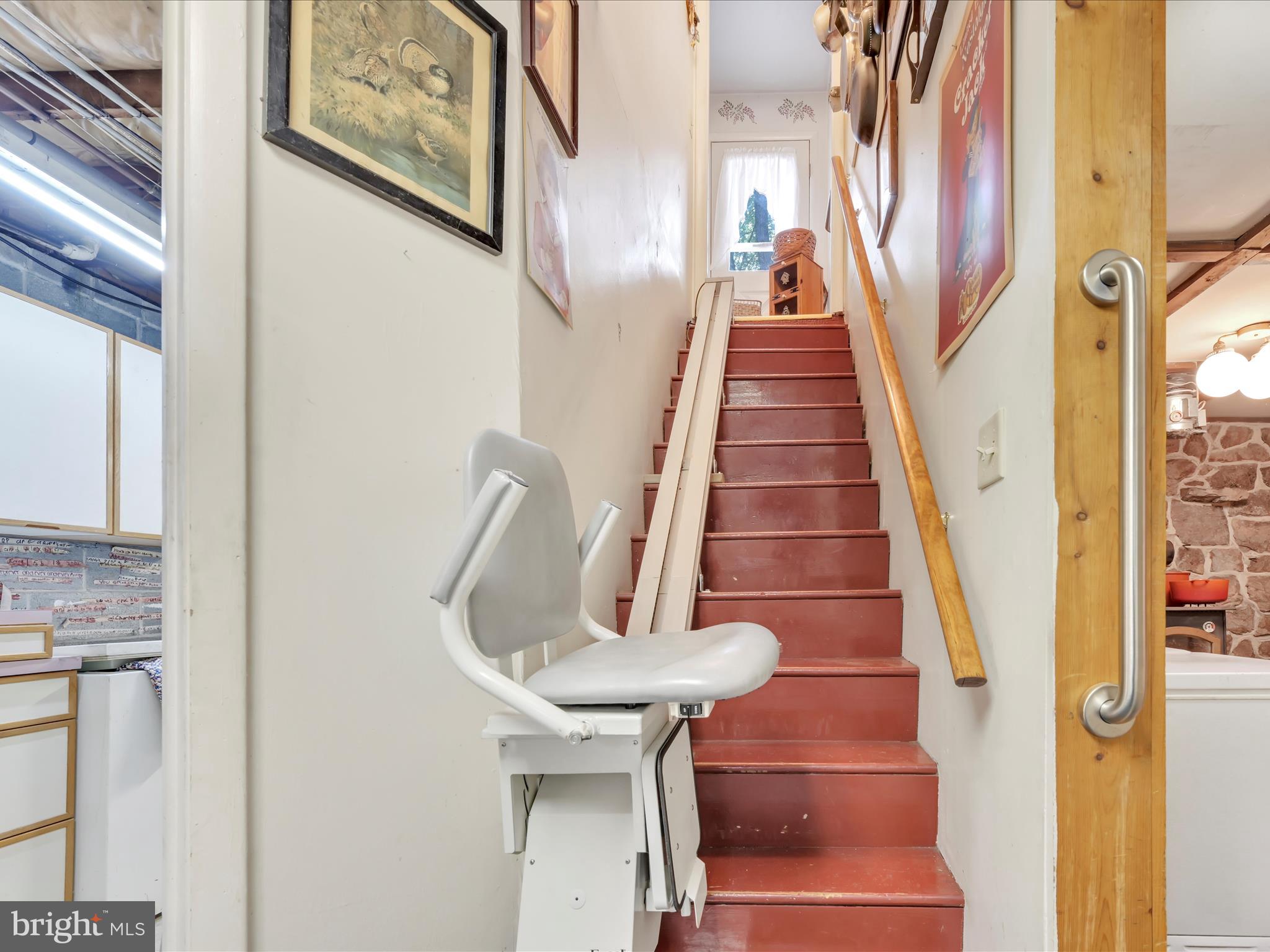 321 Wolf Creek Road Bernville, PA 19506 - Photo 25 of 49 a view of a hallway with seating space