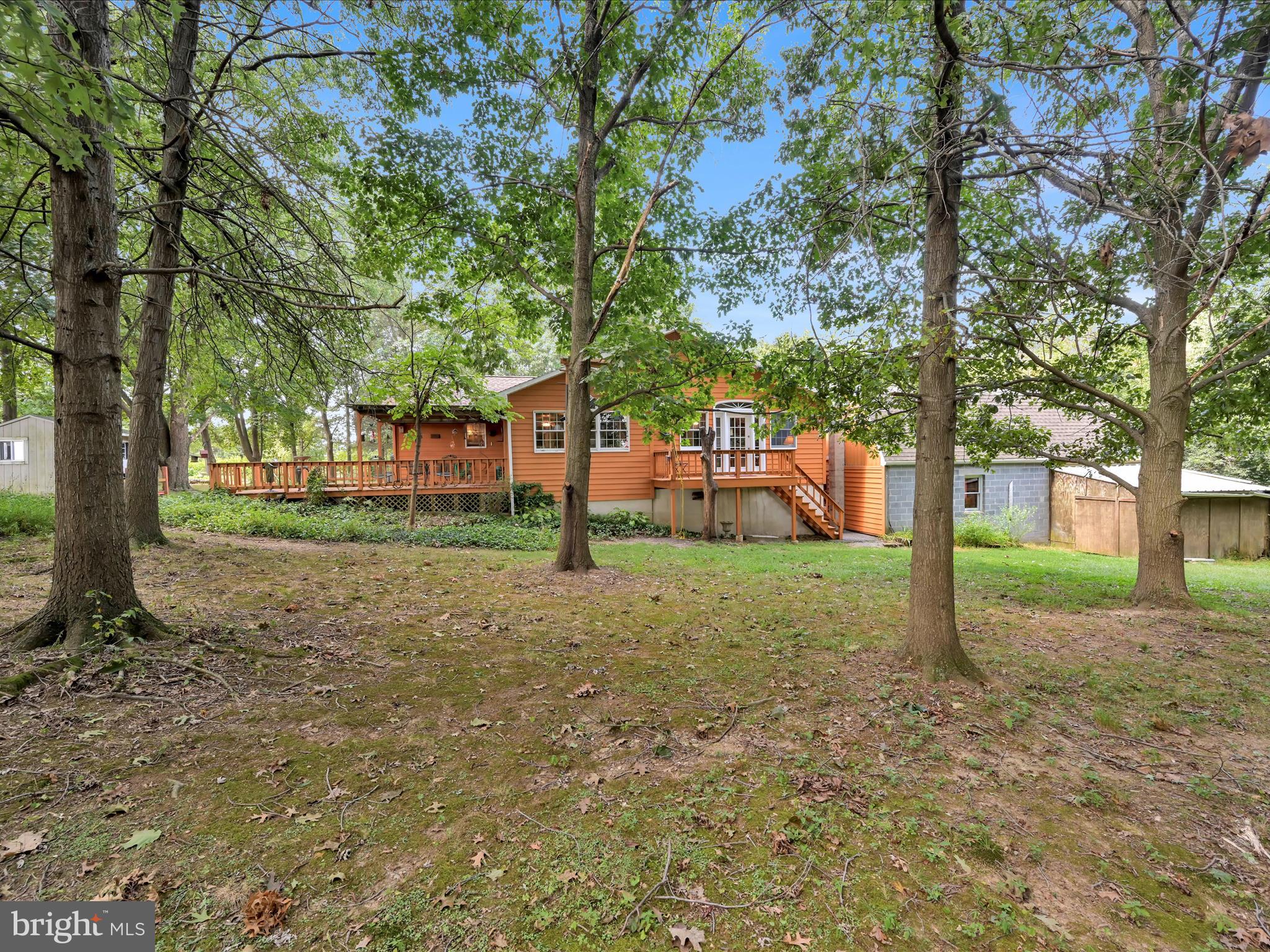 321 Wolf Creek Road Bernville, PA 19506 - Photo 6 of 49 a view of a yard with tree s