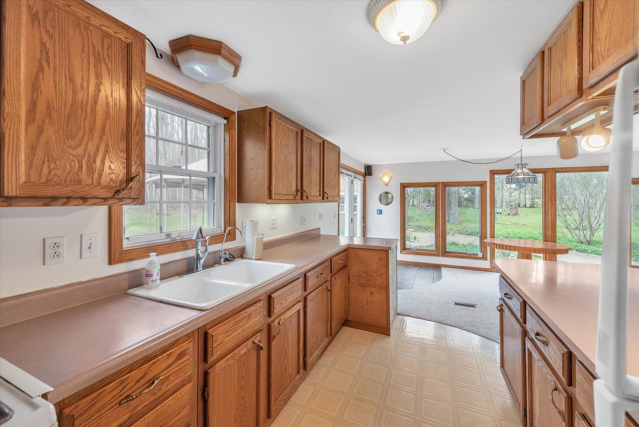 49444 Rush Lake Road Hartford, MI 49057 - Photo 10 of 54 Lots of Counter & Cabinet Space