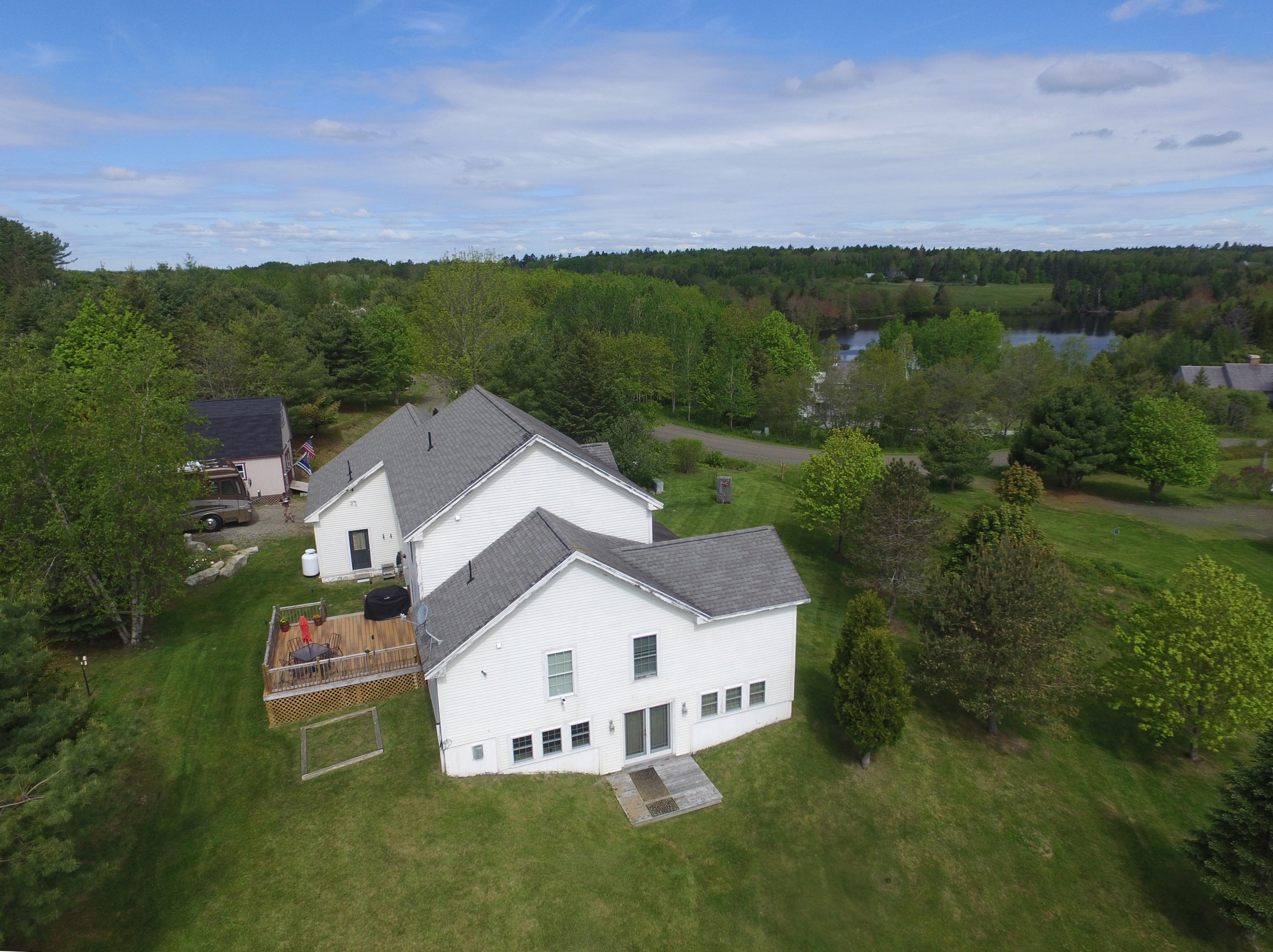 43 Raccoon Lane Cushing, ME 04563 - Photo 45 of 45 aerial Salt Pond view