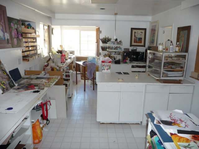 441 Brighton Road Pacifica, CA 94044 - Photo 14 of 18 a view of a workspace with furniture and a window