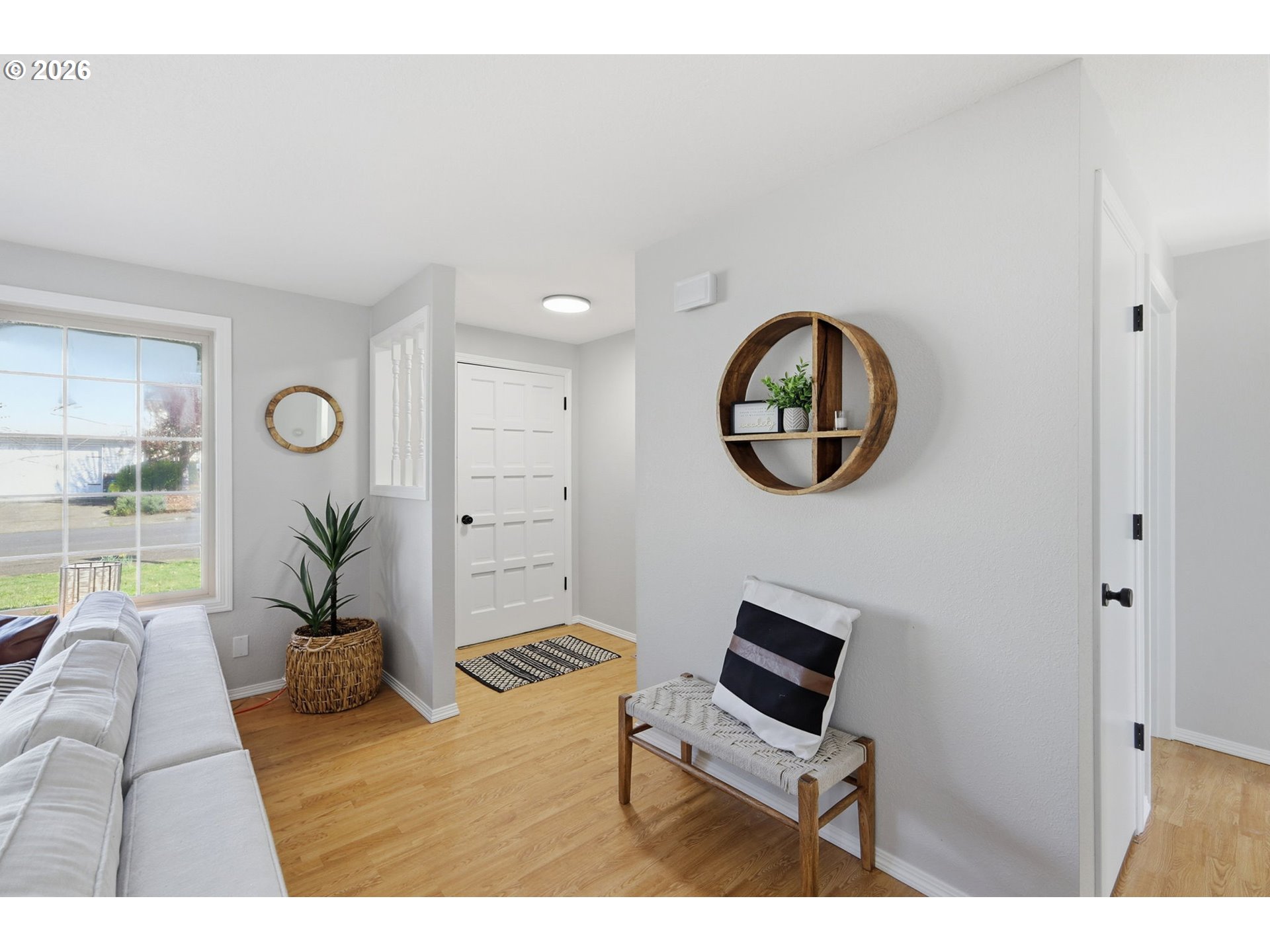 1467 South 7th Street Cottage Grove, OR 97424 - Photo 8 of 48 a living room with furniture and a mirror