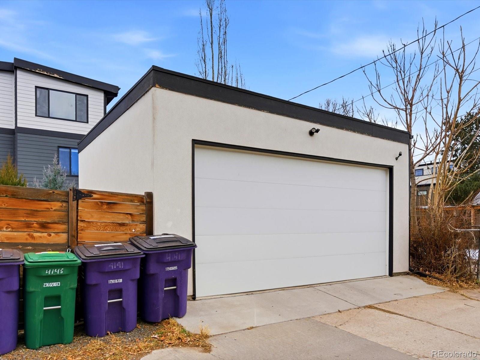 4141 Shoshone Street Denver, CO 80211 - Photo 47 of 50 a view of a back yard of the house