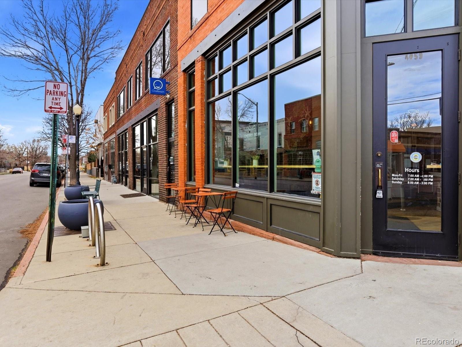 4141 Shoshone Street Denver, CO 80211 - Photo 49 of 50 a view of a building with outdoor seating