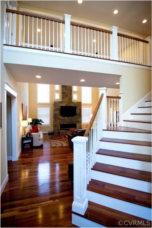3822 Baldwin Road Chester, VA 23831 - Photo 2 of 22 a view of entryway and hall with wooden floor