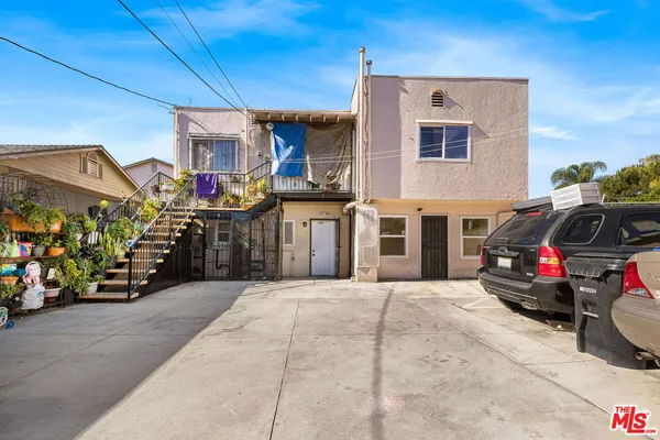 a view of a car garage
