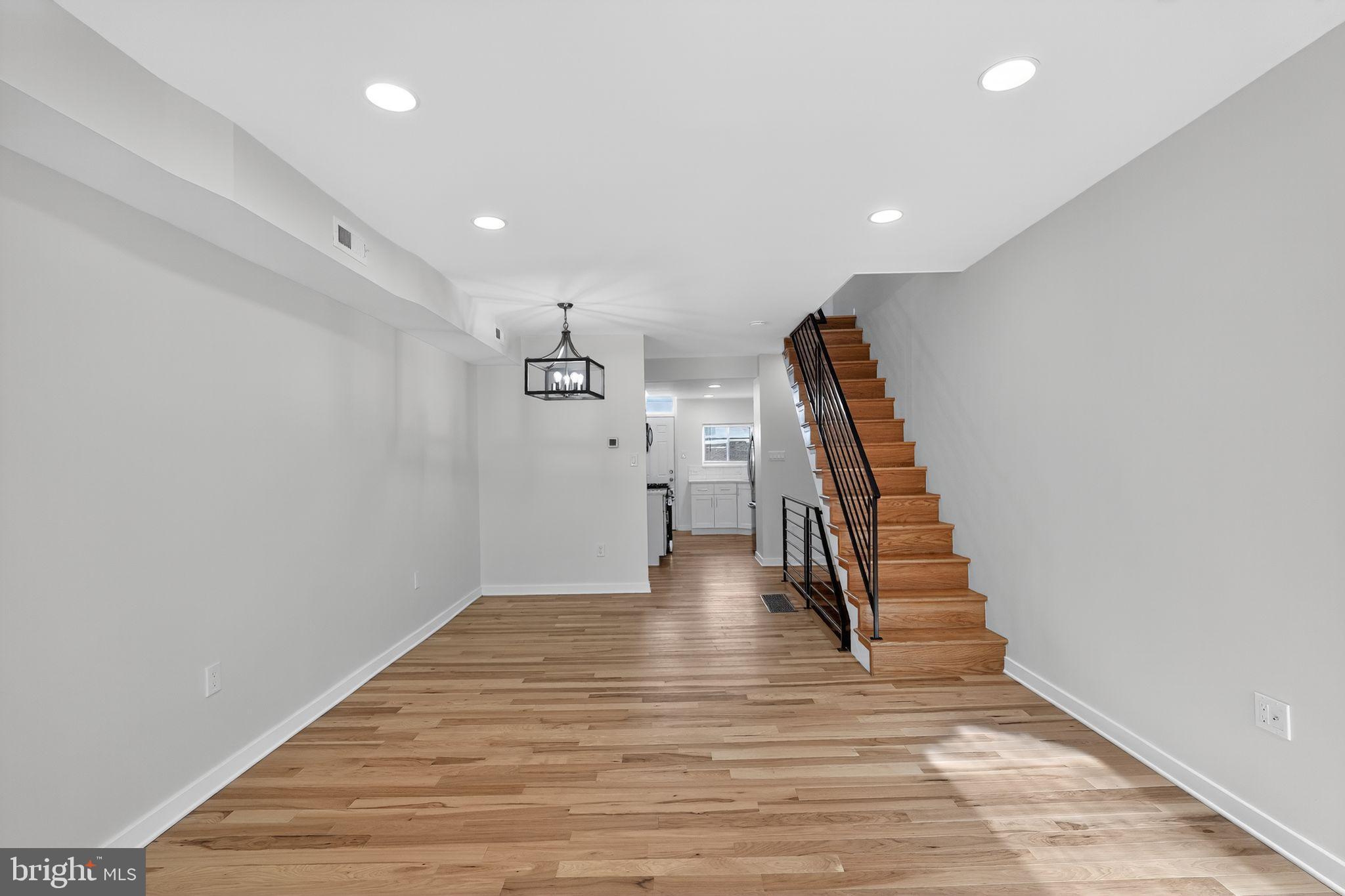 615 Sigel Street Philadelphia, PA 19148 - Photo 3 of 28 a view of entryway and hall with wooden floor