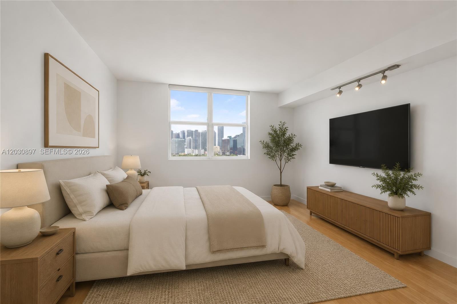 2475 Brickell Avenue, Unit 2104 Miami, FL 33129 - Photo 15 of 22 Virtual Staged