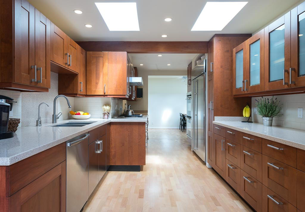 2123 Sycamore Canyon Road Santa Barbara, CA 93108 - Photo 4 of 15 a large kitchen with stainless steel appliances granite countertop a large counter top a sink a stove a refrigerator and cabinets