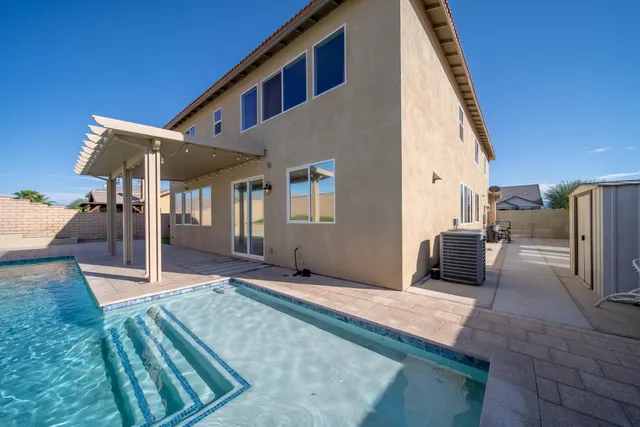 a view of a house with a outdoor space