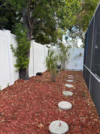 a view of outdoor space and yard