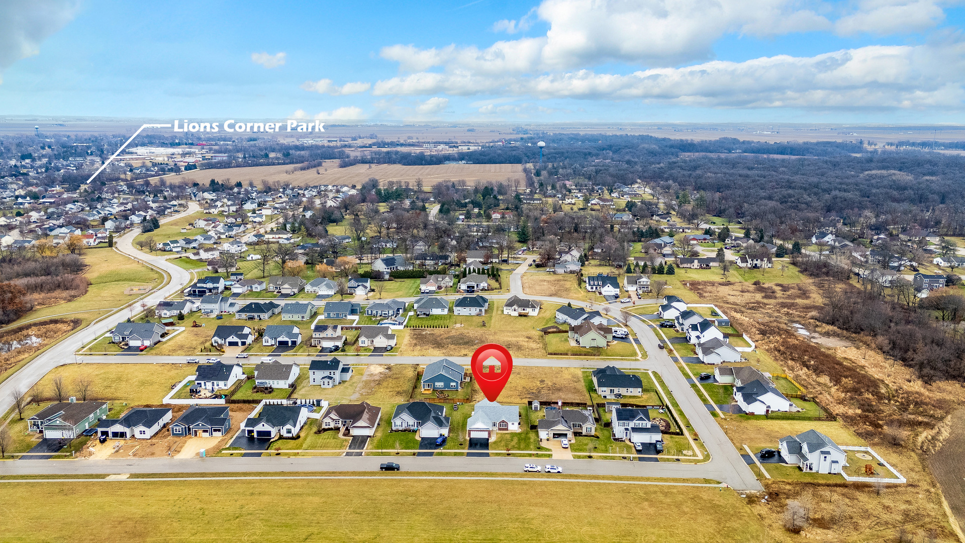1012 Joshua Lane Genoa, IL 60135 - Photo 6 of 36 an aerial view of residential houses with outdoor space